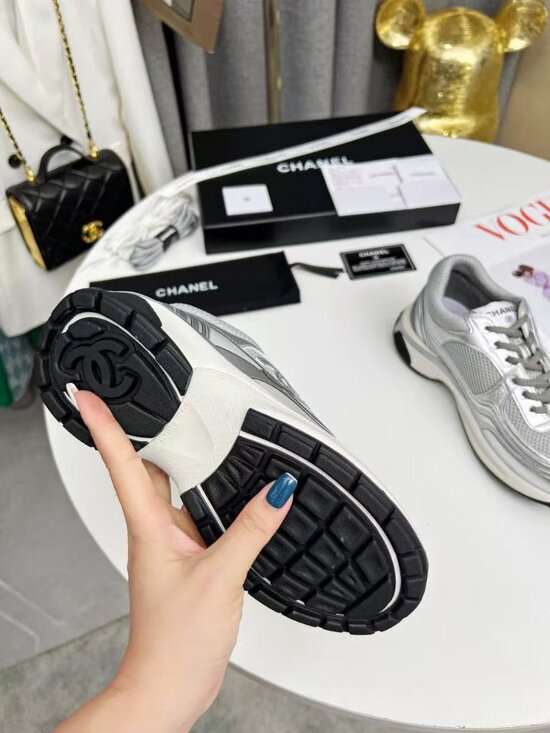 Chanel 24C Silver Sneakers Review: Stylish Comfort Worth the  Complete of Chanel \
